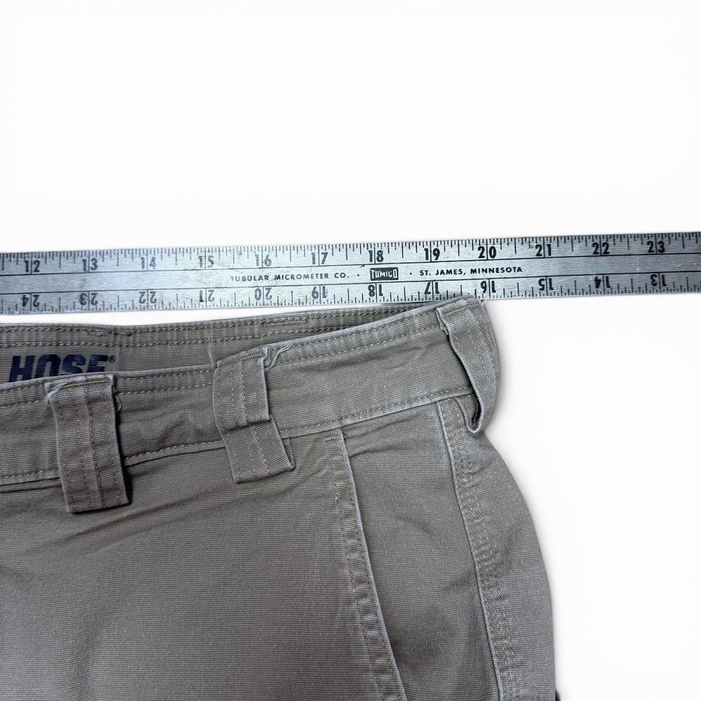 Duluth Trading Cargo Shorts 40 Canvas Flex Fire Hose Stretch Workwear Carpenter - Picture 7 of 12